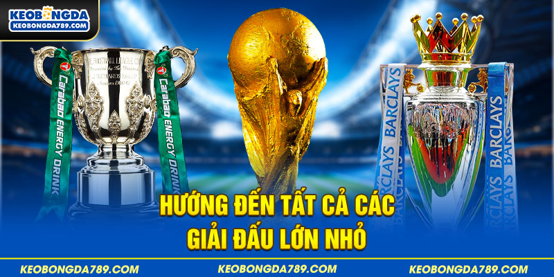 Hướng đến tất cả các giải đấu lớn nhỏ 